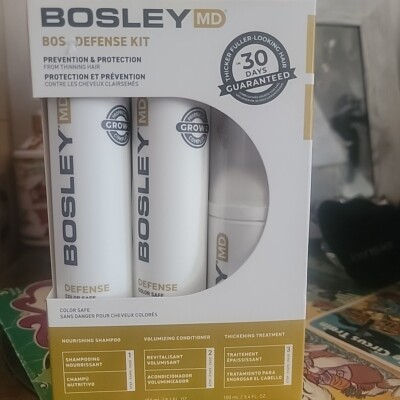Bosley MD Bos Defense Kit Color Safe 30 Day Kit