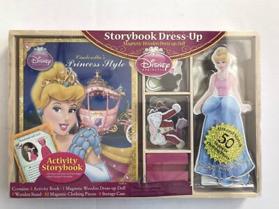 disney princess wooden dress up dolls Disney Princess Belle Magnetic Wooden Dress-Up Doll Set Outfits Accessories