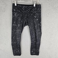 Lululemon athletica Leggings Women 6 pattern wonder under black and gray