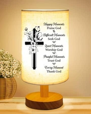 Christian Gifts for Women Faith Inspirational Fabric Table Lamp Gifts Christm...