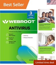 Antivirus Software 2026 3 Device 1 PC/Mac with Keycard