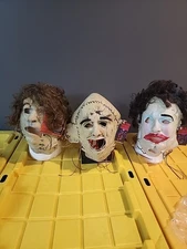 LEATHERFACE mask  Texas Chainsaw Massacre Trick or Treat Studio- 3 Masks , Combo