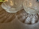 Set Of Two Vintage 1950’s Verlys Clear By Heisey 8” Footed Thistle Bowl — photo 2