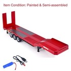 Price Slash 3Axle Semi Trailer Flatbed 1502 for 1/18 RC Tractor Truck HUINA 1501 — photo 3