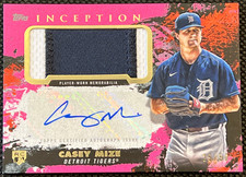 2021 Topps Inception Patch Autographs Magenta RC #APC-CM Casey Mize 25/50
