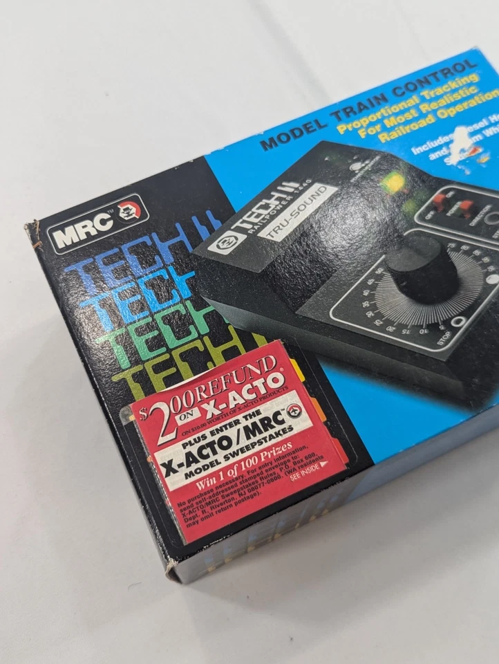 MRC TECH ll Train Power Model Train Control Proportional Tracking New Tech 2 - Image 3 of 4