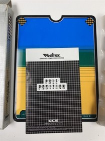 Pole Position Vectrex GCE 1983 - 100% COMPLETE CIB - Box Manual Overlay Tray
