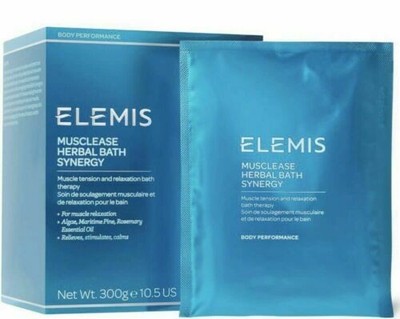 ELEMIS MUSCLEASE HERBAL BATH SYNERGY 10 Sachets 300 g 10.6 oz EXP 2027 GENUINE!!