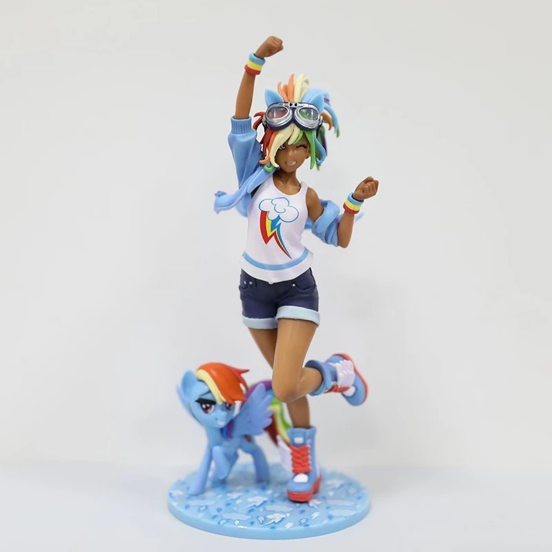 New My Little Pony Rainbow Dash Bishoujo Multicolor PVC Acti
