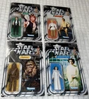 Star Wars NEW HOPE Retro Collection Han, Leia, Luke & Chewbacca LOT OF 4 MOC!