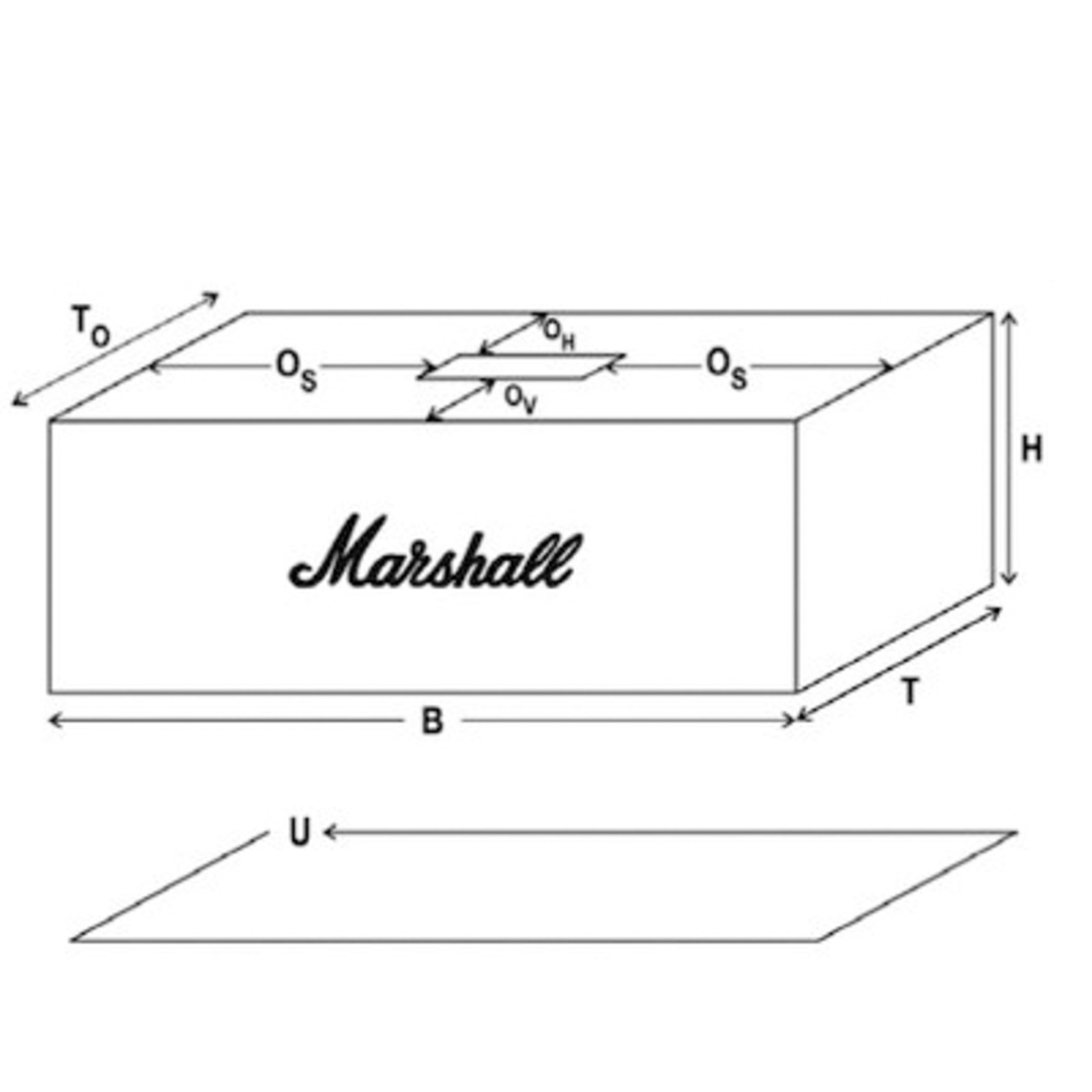 Чехол Marshall COVR00053 1959HW для головного убора для оборудования Gitarren 5690₽