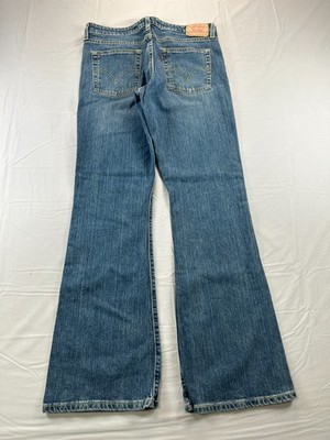 Vintage Levis 519 Jeans Women's 13 M Low Flare Y2K Bootcut 00s