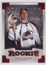 2013-14 Upper Deck Artifacts Rookies Ruby 180/299 Calvin Pickard #156 0ab