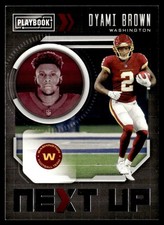 2021 Panini Playbook Next Up Dyami Brown Washington Football Team #NXT-DBR