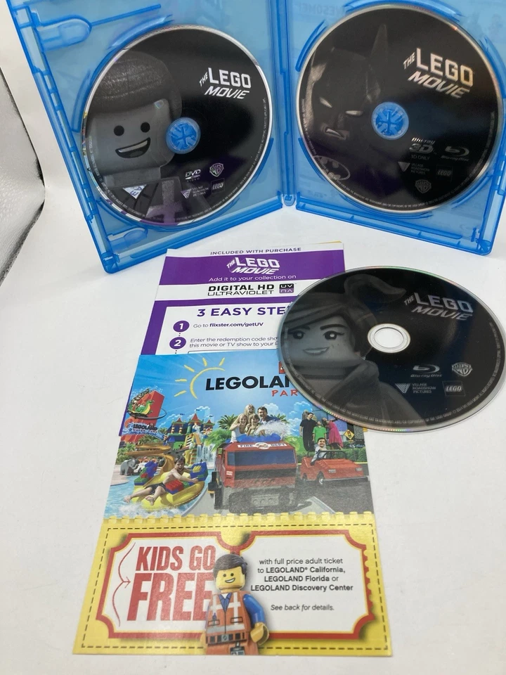 2014 The Lego Movie - Blu-Ray 3D Special Features 101 Minutes VGC - Image 3 of 3