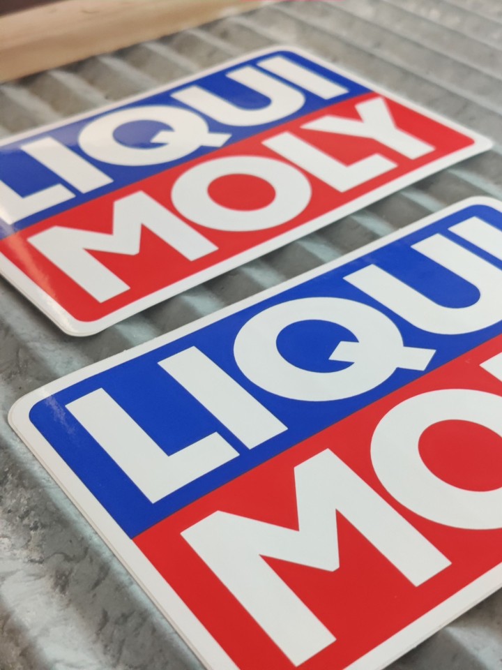 2 Toolbox Liqui Moly Performance Racing decals. NASCAR NHRA stickers ...