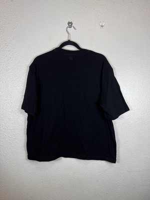 Ami Paris Men's T-Shirt Size Medium Black with Brown Logo New with