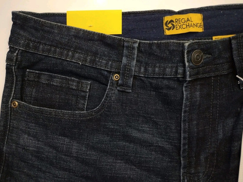 Regal Exchange Herrenjeans 36 x 30 authentisch blau Denim gerade Super Stretch neu mit Etikett - Bild 1 von 13