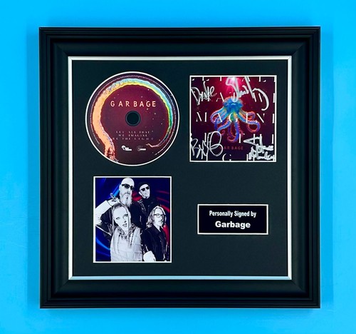 Garbage Signed Photo & CD Framed & COA Let All That We Imagine Be The Light Auto prezzo ebay