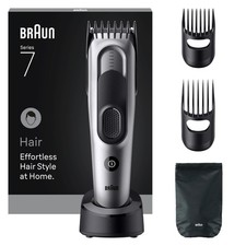 Braun Hair Clipper Series 7, HC7590 with 5 Styling Tools Grey