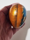 Old Antique German Tin Easter Egg - Girl Feeding Chickens — photo 7