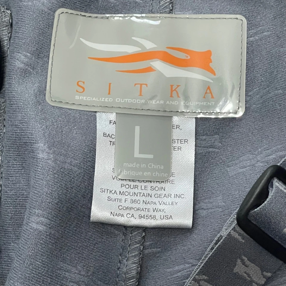 Pantalones con tirantes camuflados Sitka para hombre caza pesca equipo al aire libre grande ropa montaña Foto 3 de 4