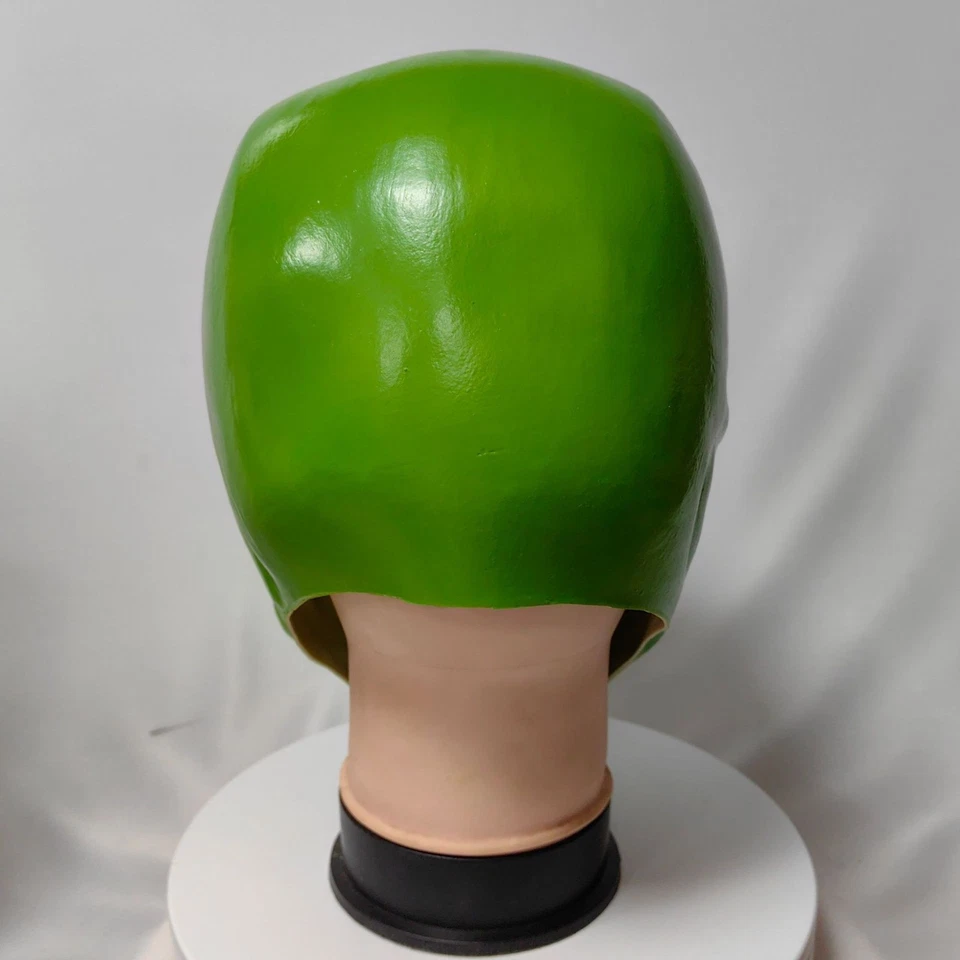 The Mask Jim Carrey Green Latex Mask Halloween Party Cosplay Costume unisex - Image 2 of 4