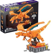 Kinetic Charizard, Bau 1664 Teile, mechanisch, realistisches Uhrwerk, 28cm