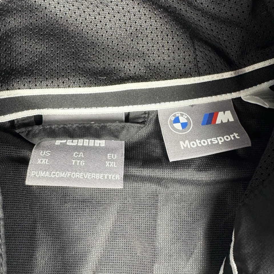 Puma BMW M Motorsport F82 Track Racing Jacket Size XXL Lightweight Baggy - Image 4 of 4