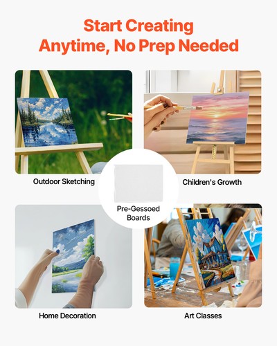 Canvas Boards for Painting 12 Pack 11 x 14 Inch Blank Canvases for ...