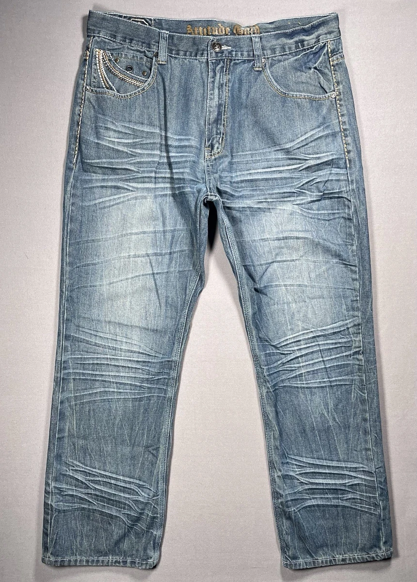 Attitude Denim Jeans for Men for sale - eBay
