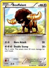 Pokemon Black and White Bouffalant (90) 90/114 NM