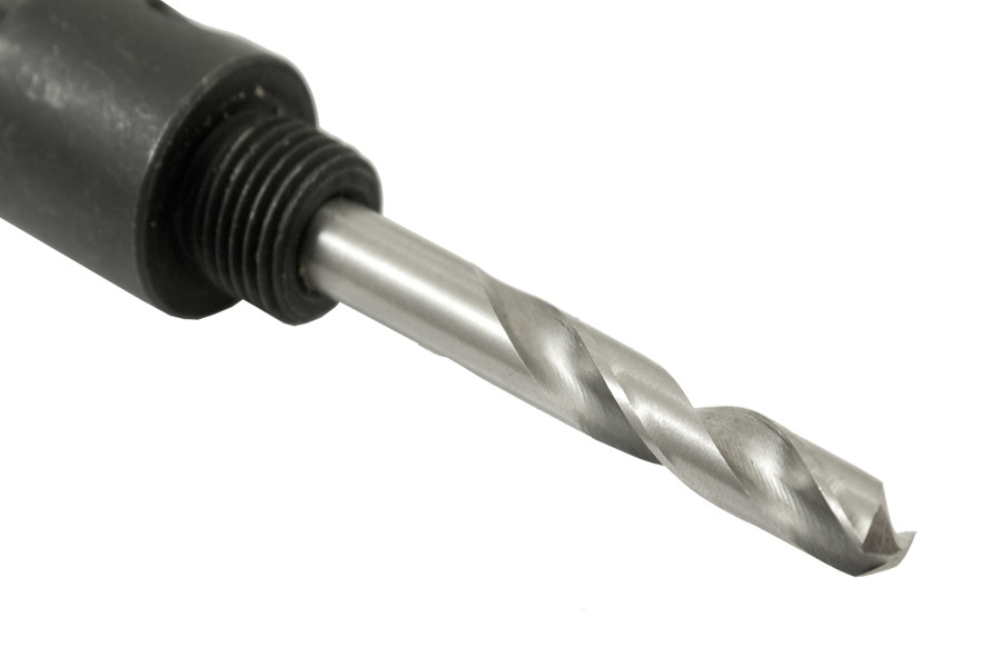 Shank for HSS bi-metal hole saws with 1/2" thread