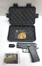 .45 Cal Slide Action OPS Gun Pistol Shape Jet Torch Lighter OPEN BOX