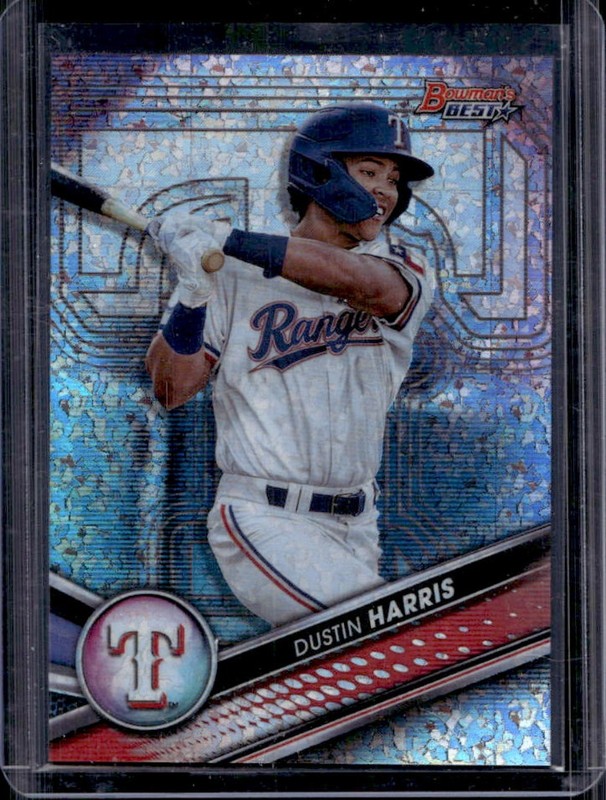 2022 Bowman's Best Dustin Harris Top Prospects Mini Diamond Refractor #/299