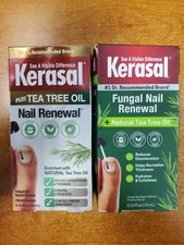 2 Pack: Kerasal Fungal Nail Renewal + Tea Tree Oil 0.33 oz ea (7394) R3P2