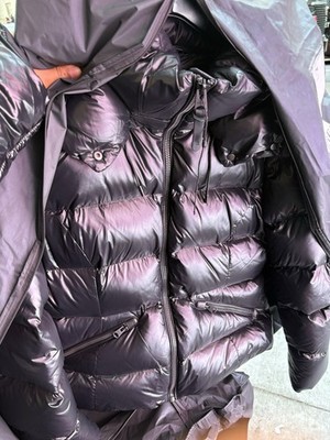 Mackage Madalyn-V Down Insulated Zip Puffer Jacket Black XL Women
