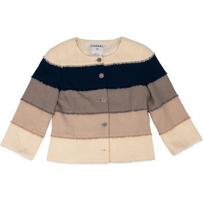 Chanel Wool Tweed Set01 Jacket (DE34 / FR36) Coco CC Jacke