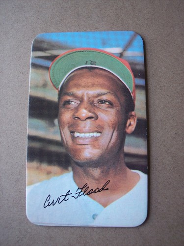 Curt Flood #41 1971 Topps Super card