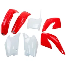 UFO Plastic Kit Set Complete Original Red White Honda CR125R CR250R 2000-2001
