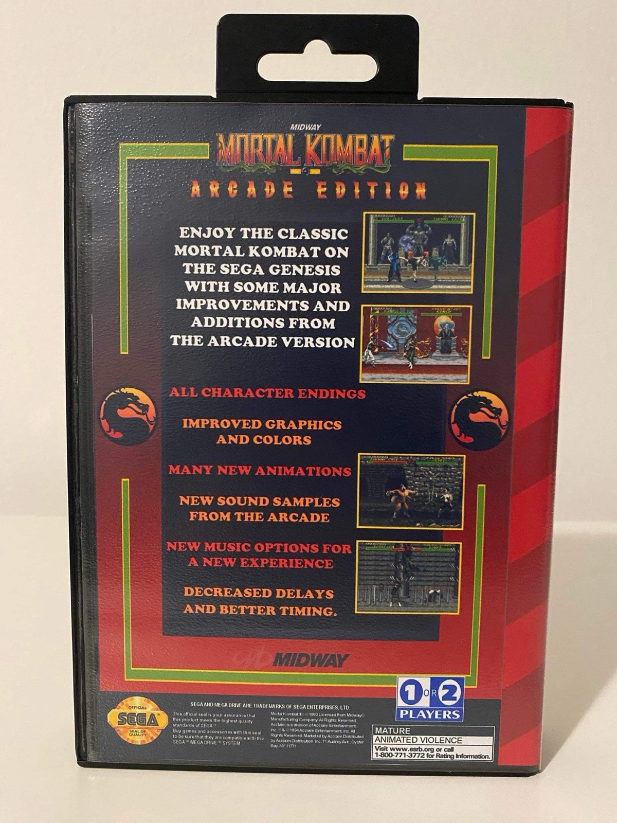 Mortal Kombat Arcade Edition Ver. 2.2 (Sega Genesis)