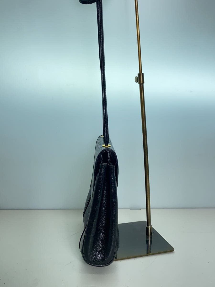 BORSA A TRACOLLA YVES SAINT LAURENT PELLE NERA SOLIDA usata