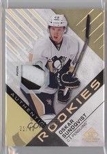 2016 SP Game Used Gold Spectrum Premium Material 21/49 Oskar Sundqvist #173 1vd