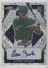 2021 Leaf Flash Navy 97/99 Aaron Zavala #BA-AZ1 Auto 2o7