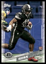2019 Topps AAF #102 Brandon Ross Rookie RC Birmingham Iron football card