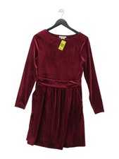 Boden A-Line Midi Dress UK12 in Red
