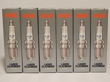 6pc - NGK Laser Platinum Spark Plugs Stock 4288 Nickel Core Tip Standard 0.032in