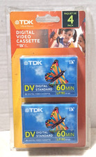 4 Pack - DVC - Digital Tape - TDK - DVM60MEC4TG - NEW - Sealed Retail Package