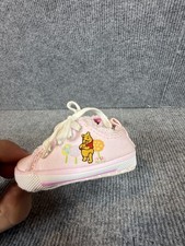 Vintage 90s Winnie the Pooh Shoes Embroidered Disney Shoes Size 1 Baby