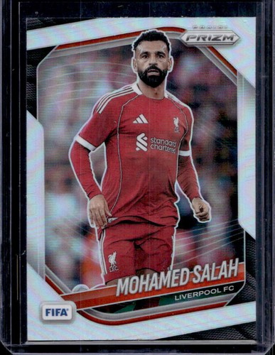 2025-26 Panini Prizm FIFA Mohamed Salah Silver Prizm #93 Liverpool